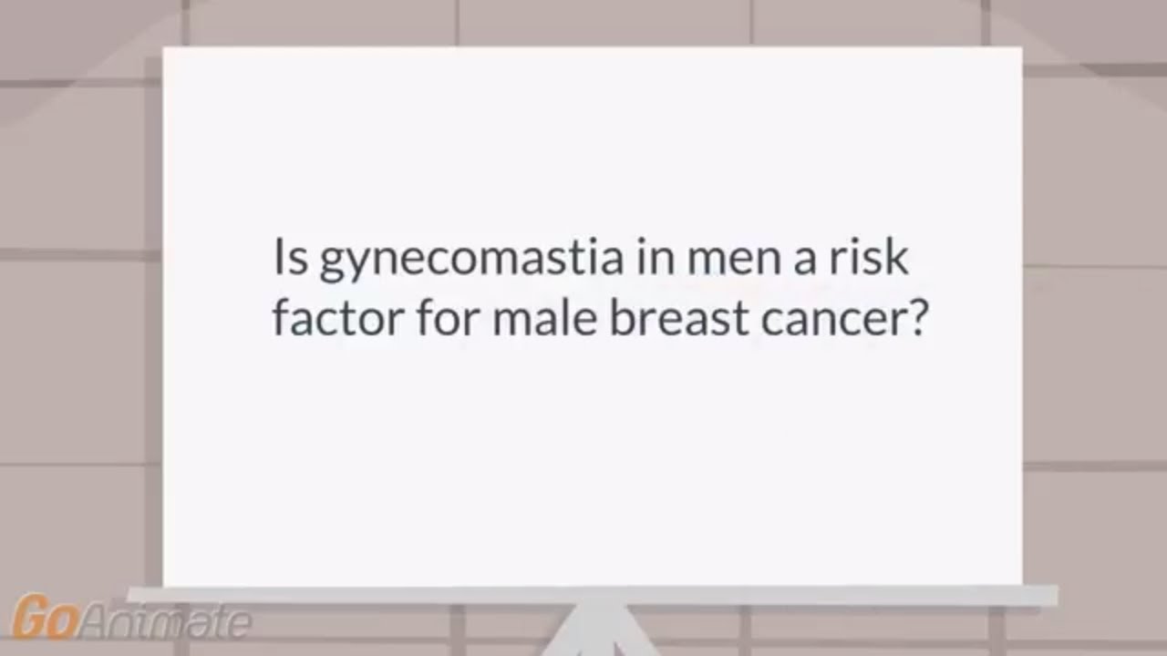 Is in men a risk factor for male breast cancer? YouTube