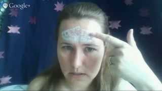 Princess Elsa Crown with Tulip Body Art