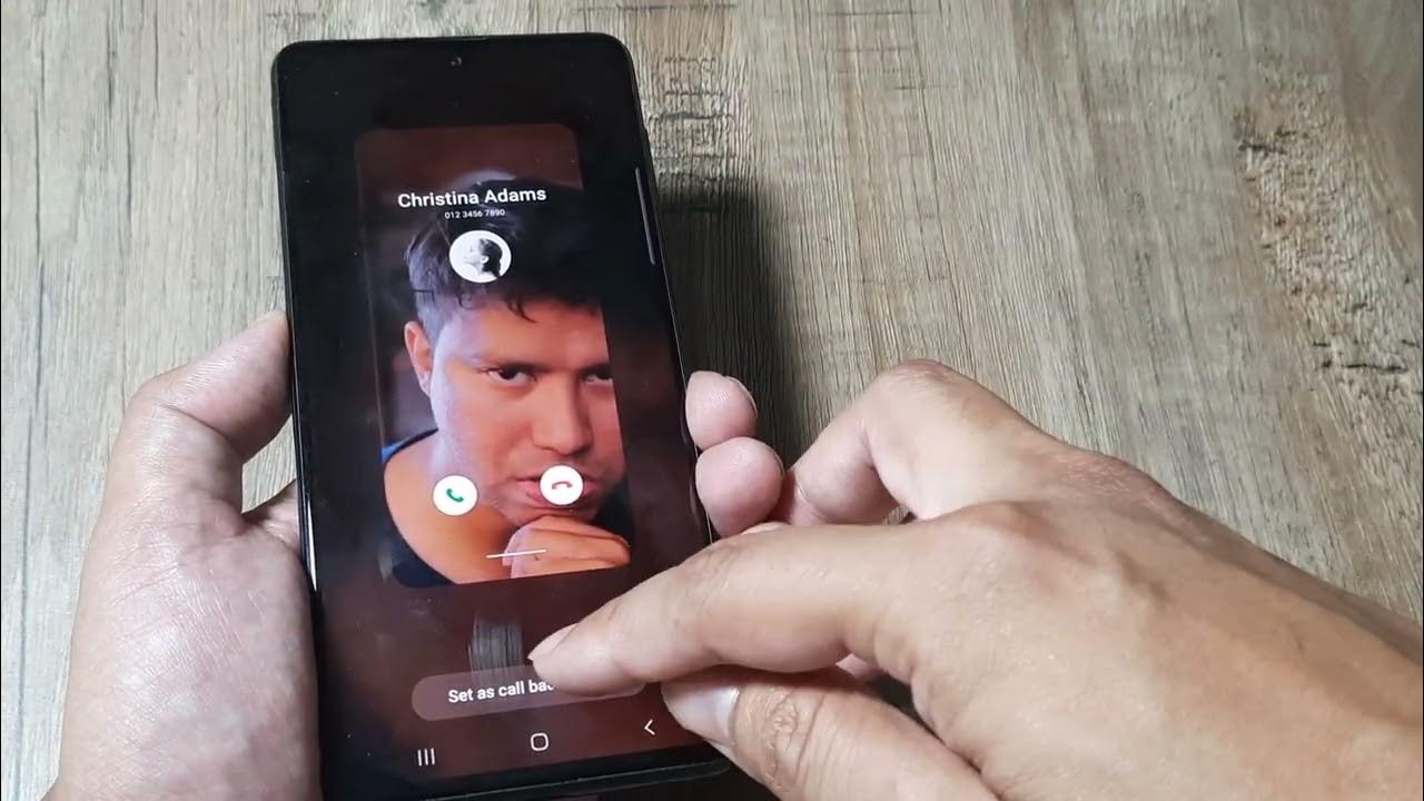 how to change call background in samsung samsung m30s call background