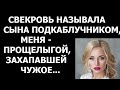 Истории из жизни Свекровь называла сына подкаблучником, меня прощелыгой