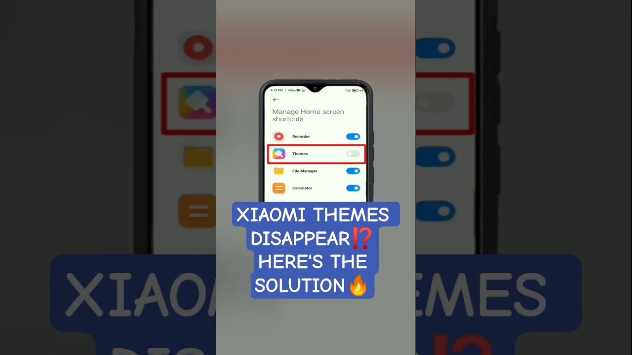 Xiaomi Themes App Missing in MIUI 12.5⁉️ Here's How to Get It Back🔥