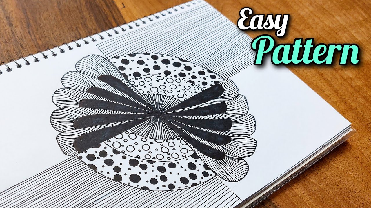 Easy Zentangle Pattern That Looks Hard (But Isn’t) | Beginner Tutorial