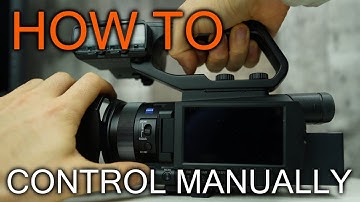 How to Operate Manually Sony Camcorder NX80