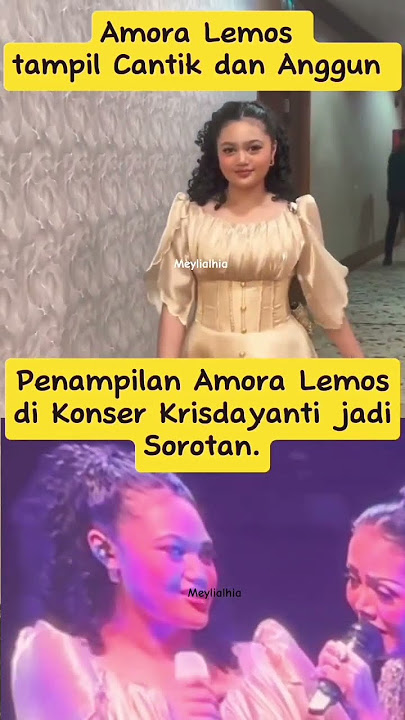 Penampilan Amora di Konser Krisdayanti Tuai Pujian:‘The Next Diva!’ #amoralemos #krisdayanti #konser