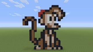 Minecraft Pixel Art - Abu From Aladdin