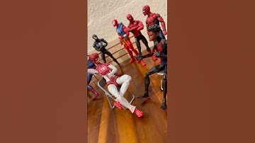 What Miles Morales FACED 💀#spiderman #stopmotion #shorts