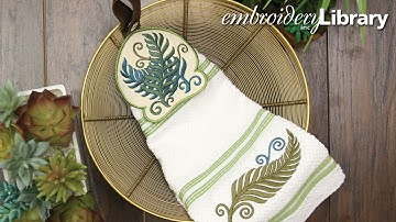 Embroidering Towel Toppers In the Hoop
