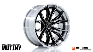 FUEL FC404 MUTINY | 22X10 | ET 18 | GLOSS BLACK BRUSHED DARK TINT