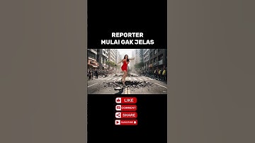 Reporter mulai gak jelas #videolucu #videoviral #veo3
