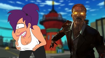 FUTURAMA ZOMBIES - COMPLETED (Call of Duty Custom Zombies Maps/Mods Gameplay)