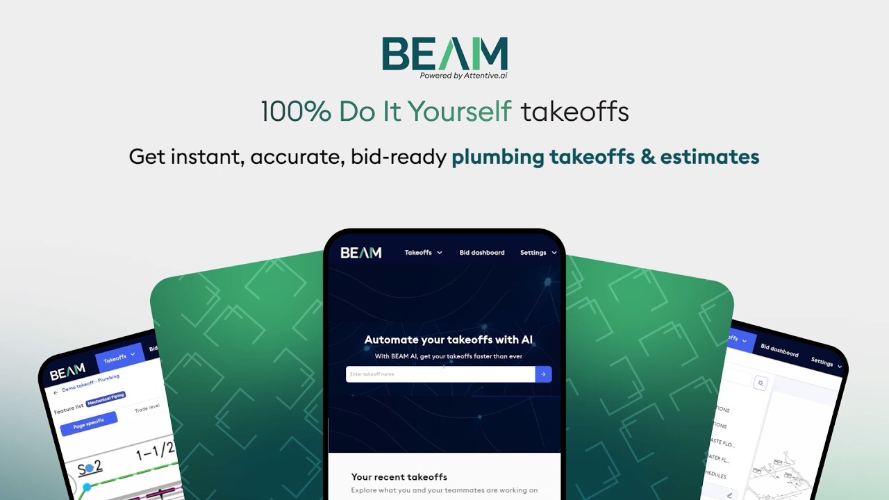 Beam AI Plumbing Takeoff And Estimates: From Plans to Bid Instantly