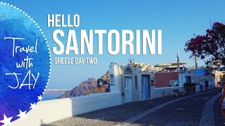 Greece Day2: Santorini: جزيرة سانتوريني: جمالها و الحياه فيهاو جولة على محلاتها