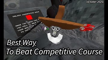 Best Way to Beat Competitive Course in Gorilla Tag VR