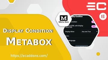 How to Use Metabox - Elementor Display Conditions to Hide Container/Sections or Widgets
