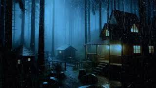 Gentle Night Rain to Sleep FAST - Sleep Disorders - Rain Sound for Sleeping - Relax, ASMR