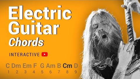 YouTube Electric Guitar Chords - Play it with your computer number keys