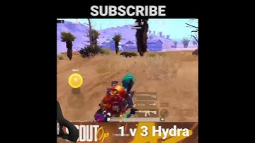 Scout🙌1 v 3 clutch Hydra IN T1 scrims | TX 3 wwcd today #scout #mavi #bgmi #shorts