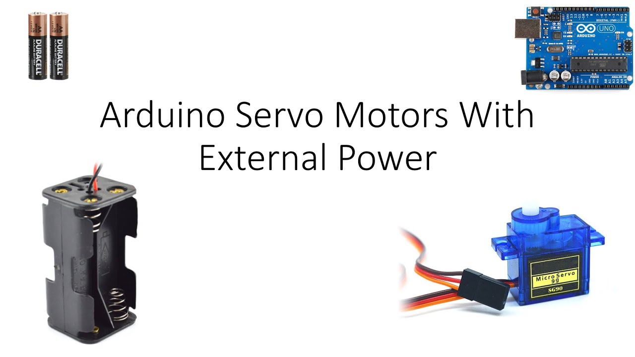 Arduino Servo Motors with External Power Tutorial - YouTube