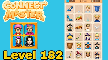Connect master match puzzle level 182 solution walkthrough 