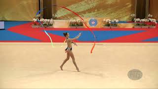 SALOS Anastasiia (BLR) - 2018 Rhythmic Worlds, Sofia (BUL) - Qualifications Ribbon