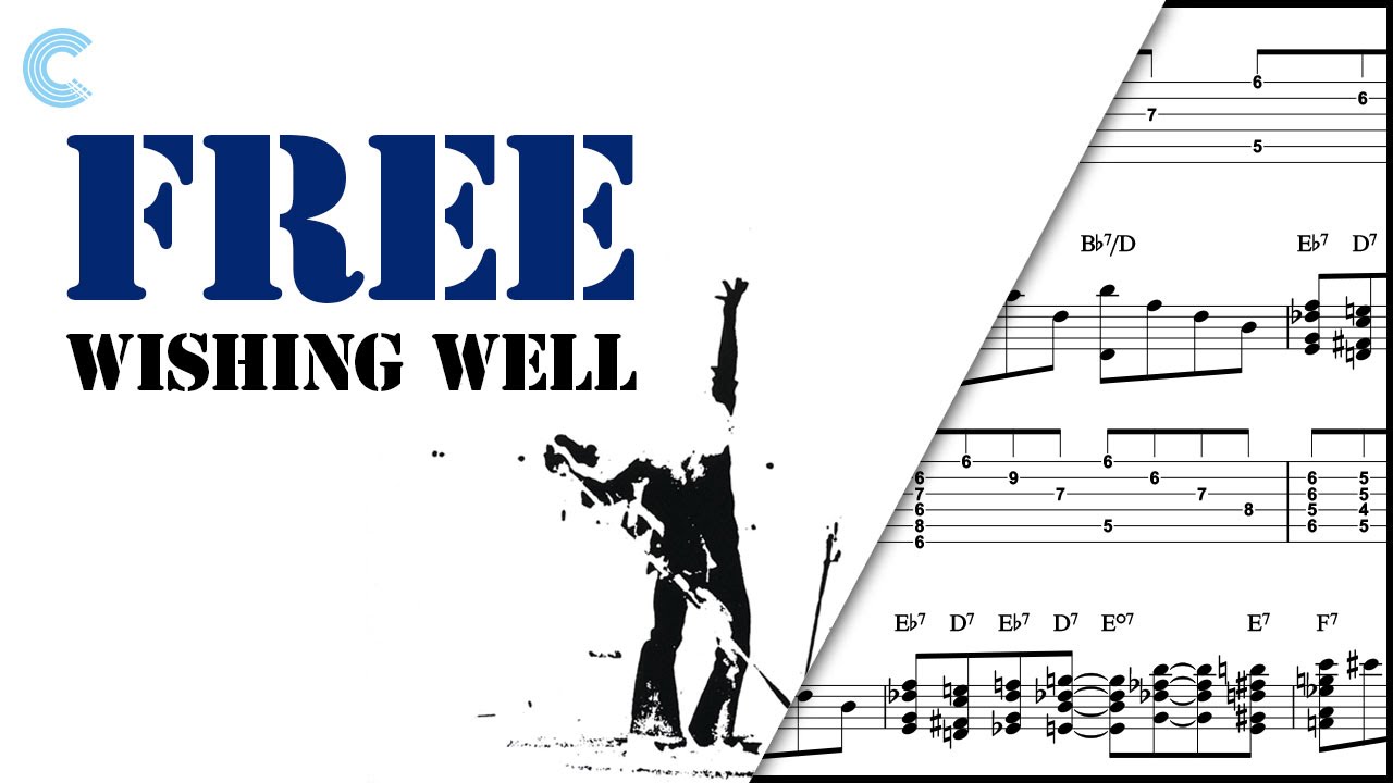 Guitar - Wishing Well - Free - Sheet Music, Chords, & Vocals - YouTube