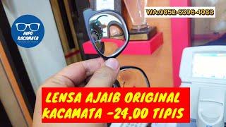 Kacamata Minus Tinggi Tipis Lensa Premix Ajaib Original | Atasi Mata Minus 24.00 dengan Nyaman!