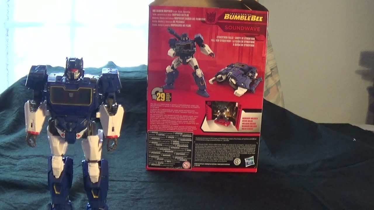 Studio Series Bumblebee Movie Soundwave Unboxing
