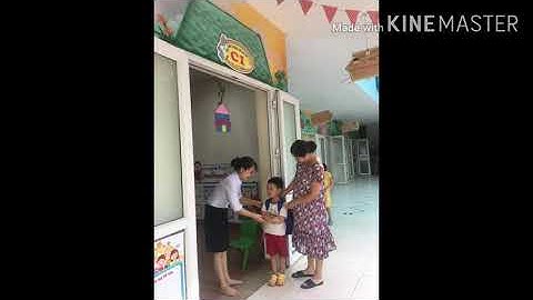 Ngày làm việc của cô giáo mầm non