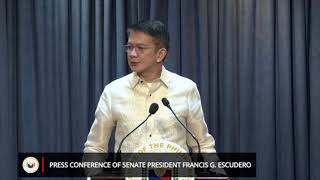 LIVE | Press conference ni Senate President #ChizEscudero #News5 (May 20, 2024)