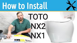 How do I install the TOTO Neorest NX1 and Neorest NX2 bidet toilet?