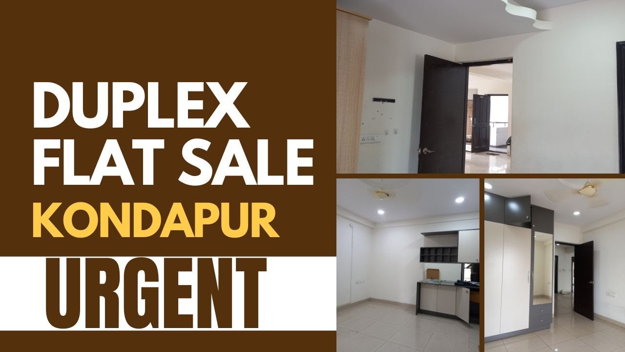 Duplex flat for sale at kondapur hyd ts pin code 500084 Contact ...