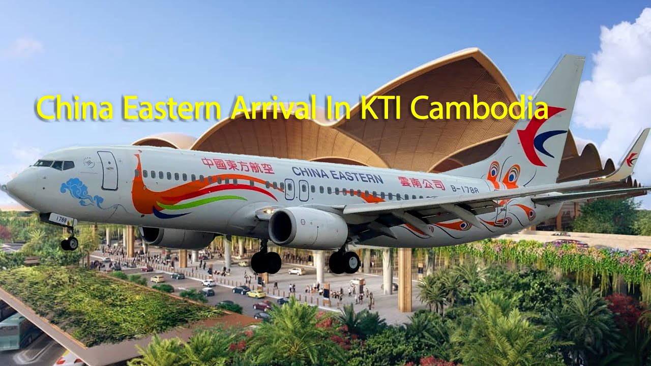 China Eastern landing The Biggest Airplane / airport runway footage / KTI Airport