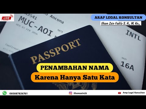 Video: Dalam pasport apakah nama keluarga?