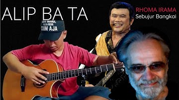 ALIP BA TA | Sebujur Bangkai - Rhoma Irama (cover guitar) | REACTION by @GianniBravoSka