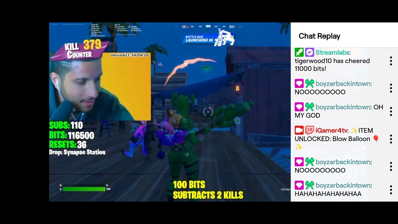 I took 220 kills away from igamer4tv due to donating 11,000 bits on Twitch. Love you gamer🤣