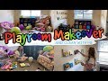 🧸✨ PLAYROOM MAKEOVER ✨🧸  PLAYROOM TRANSFORMATION | CLEAN WITH ME  | PLAYROOM ORGANIZATION