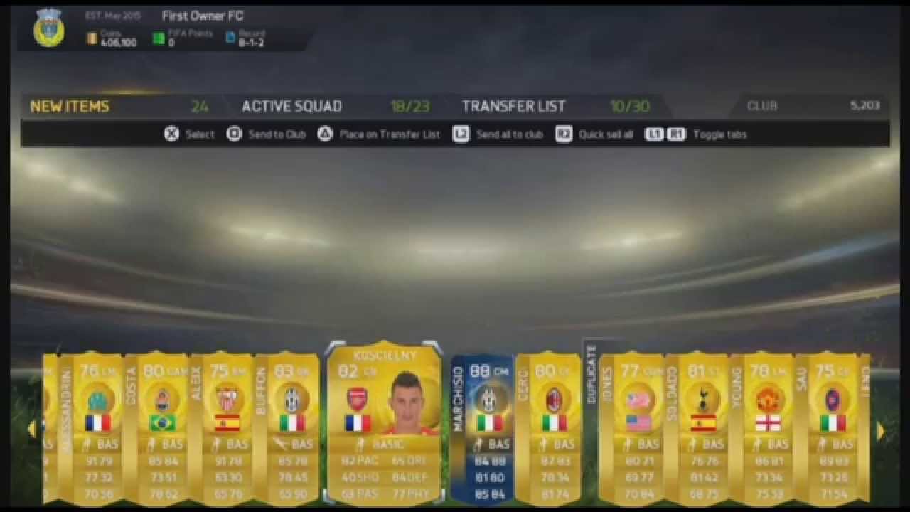 4 TOTS + INFORM  2X 100K PACKS (TOTS PACK OPENING FIFA 15)