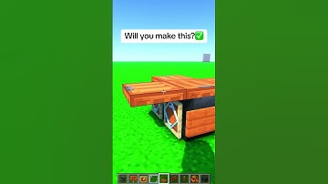 🔥Mini Tank! #minecraft #shorts