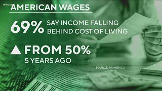 Survey: More middle-income Americans say pay can’t keep up with inflation