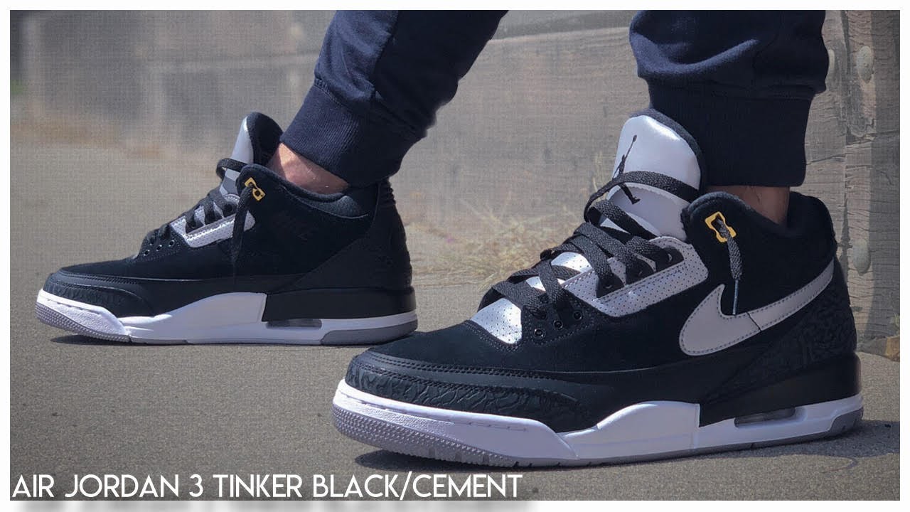 black air jordan 3