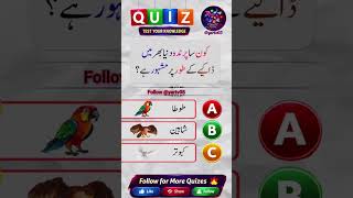 World’s Famous Mail Bird 🕊️ #quiz #shorts #gkquiz