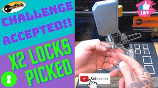 Mortice Lock Opening challenge. Chubb 110 & Yale PM 562