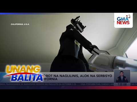 Mga robot na naglilinis, alok na serbisyo sa California | Unang Hirit