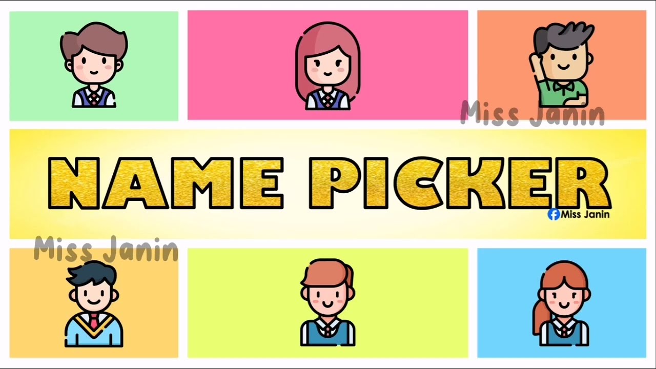Offline Name Picker in PowerPoint | Editable Template