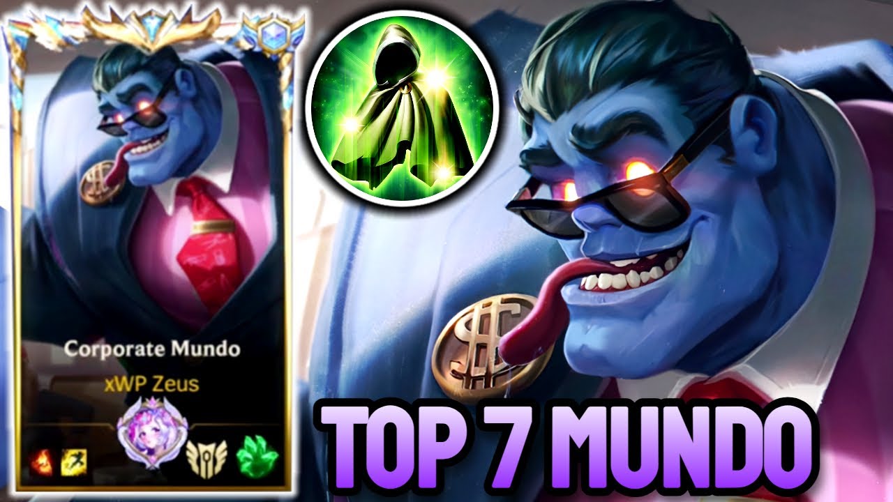WILD RIFT DR MUNDO - TOP 7 MUNDO GAMEPLAY - SOVEREIGN RANKED