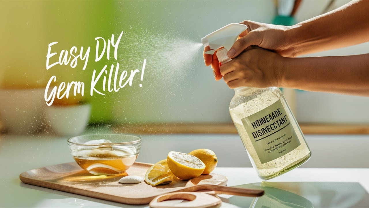 DIY Disinfectant Spray | All-Natural, Kid-Safe & Effective Cleaning Hack | Homemade Sanitizing Spray