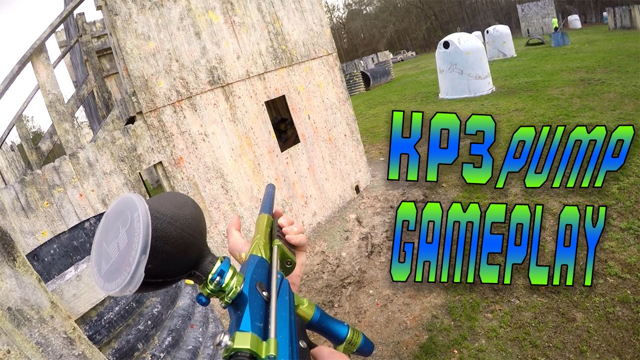 Angier NC Black River Paintball Fort Kp3 Pump GamePlay YouTube
