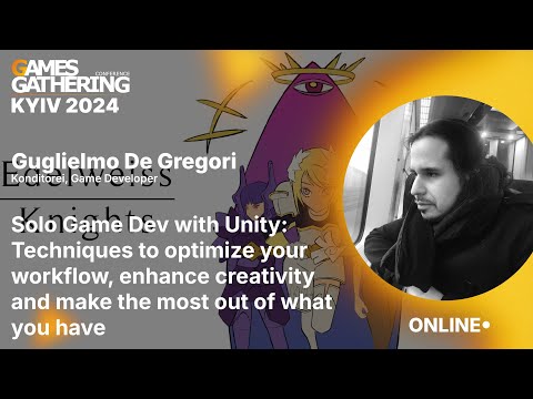 Запис доповіді: Solo Game Dev з Unity: методи оптимізації вашого робочого процесу, підвищення креативності та отримання максимальної користі від того, що у вас є