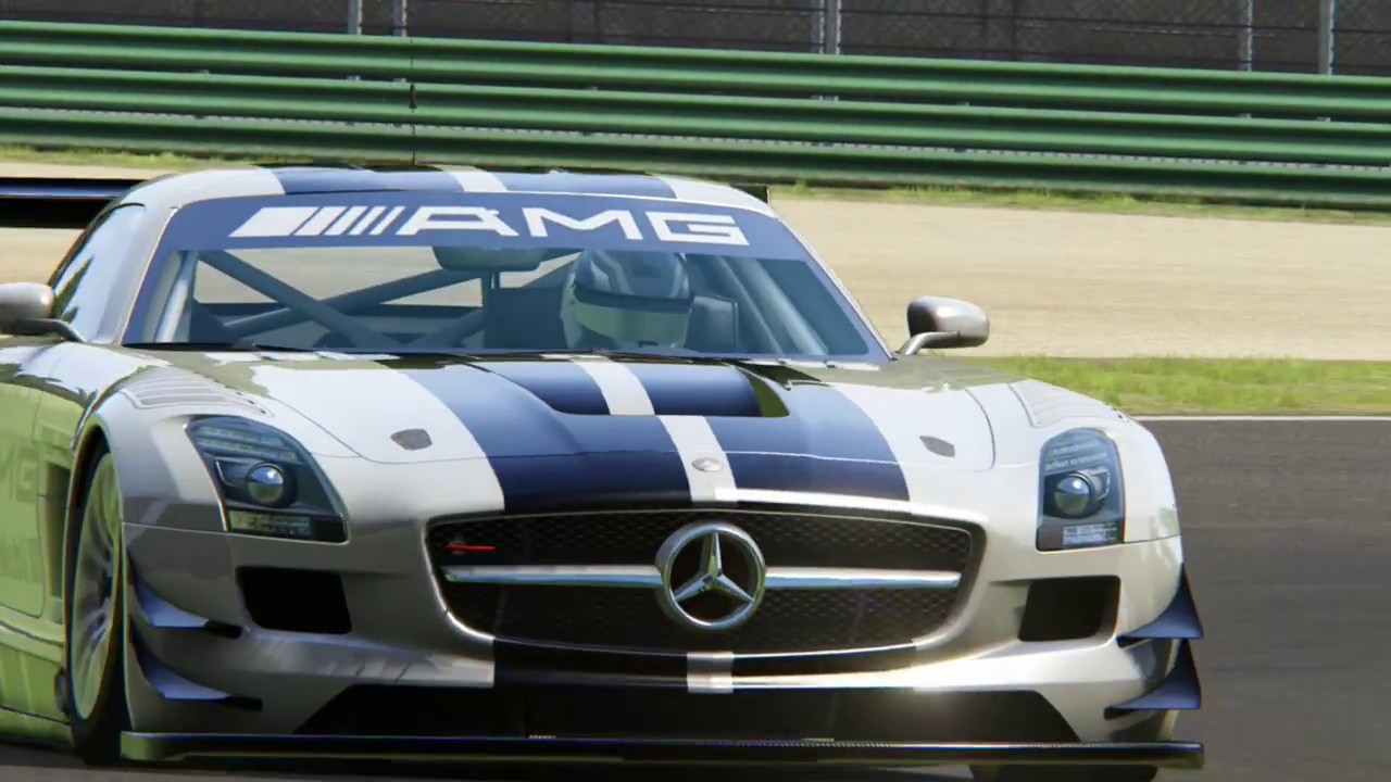 Assetto Corsa Mercedes Sls Gt3 Hotlaps At Imola Youtube