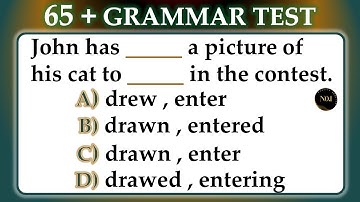 65 + Grammar English Test | Mixed Tenses Quiz Practice Test | No.1 Quality English